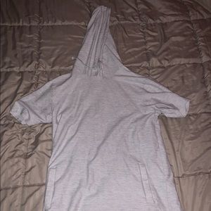 Grey Pacsun Short Sleeve Hoodie